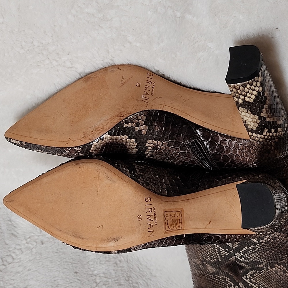 Alexandre Birman Benta Python Knee-High Boots Siz… - image 6